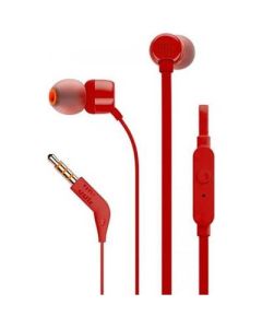 Auriculares In-Ear JBL T160RD Color Rojo Con cable