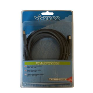 Cable para Conexión Digital VIVANCO CK 211, 4.5m