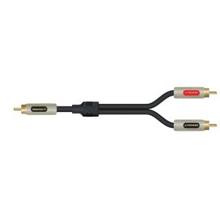 Cable 1 RCA a 2 RCA VIVANCO PROWIRE 20406 PW21250, Longitud 5m