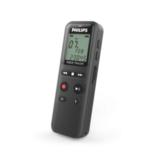 Grabadora de audio PHILIPS DVT1160 Color Negro, 8GB, Flash NAND, 1.29" LCD