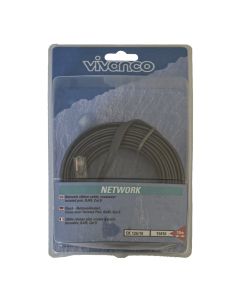 Cable Ethernet VIVANCO CK 126/10 15410 Color Gris para Red, 10m, Cat5