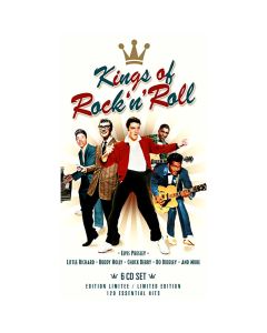 Pack de 6 Cds de Música Kings of Rock N Roll-6 Cd