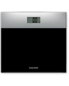 Báscula de baño Digital SALTER 9206 SVBK3BK/SR Color Negro y Plata