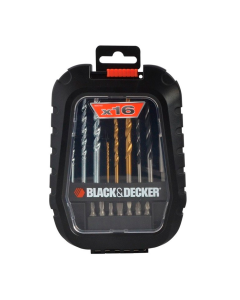 Set de brocas y destornilladores BLACK&DECKER A7186-XJ, 16 pcs