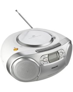 Reproductor CD Portátil PHILIPS AZ127/12 Color Plata