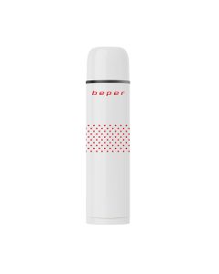 Termo BEPER BI.504 Color Blanco y Rojo, 500ml