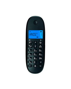Teléfono inalámbrico Motorola C1001LB, negro.