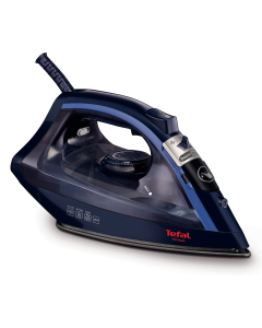 Plancha de Vapor TEFAL Virtuo FV 1713, 2000 W, 90g Steam Boost, 24 g/min, azul y negra