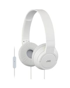 Auriculares JVC HA-SR-185-W-E Blanco, de Diadema, Control Remoto y Micro