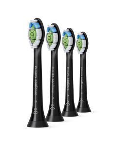 Cabezal de Repuesto PHILIPS Sonicare W2 HX6064/11 Color Negro, Pack de 4