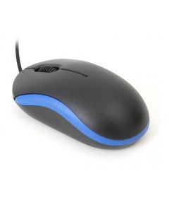 Ratón OMEGA OM07VBL Color Azul, 1000dpi, Ergonómico, Cable USB