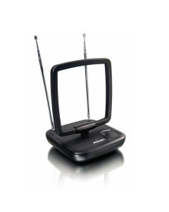 Antena de TV Digital PHILIPS SDV5120/12, Interior, 36dB, 12V Opcional