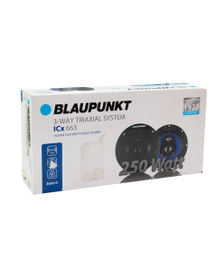 OUTLET Altavoces Coaxiales BLAUPUNKT ICX663, 3 Vías, 6.6", 165mm, 250W