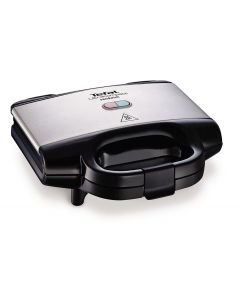 Sandwichera TEFAL SM1552 Plata y Negro, para 2 Sandwiches
