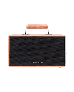 Altavoz retro Create WOOD.  27 x 18 x 12 cm. USB 5.2 10W